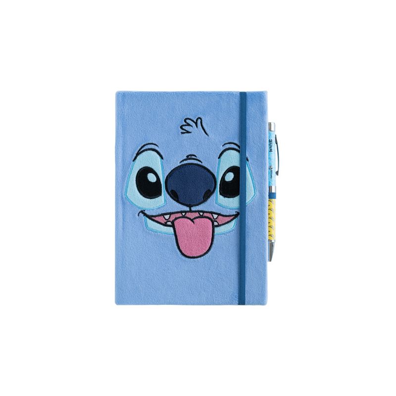 CADERNO A5 C/CANETA PROJETOR DISNEY STITCH