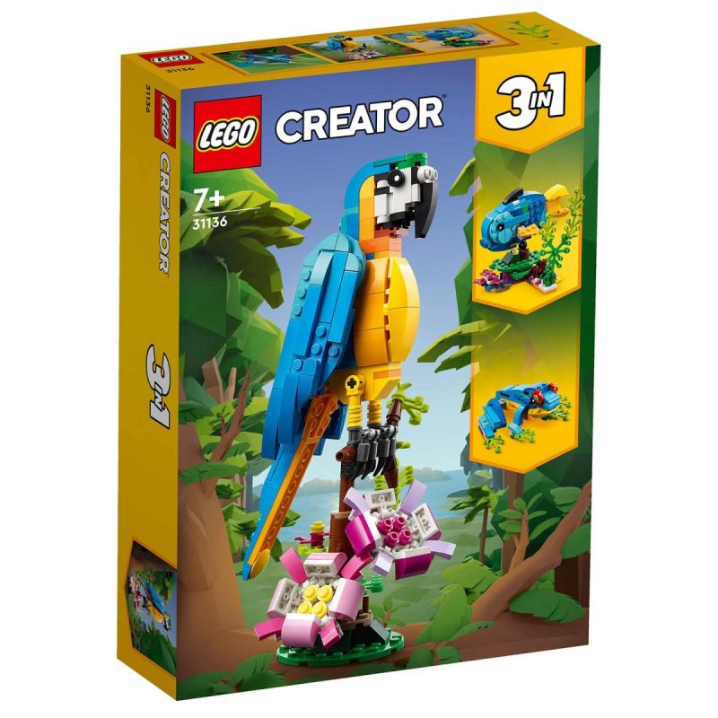 PAPAGAIO EXOTICO LEGO CREATOR 31136