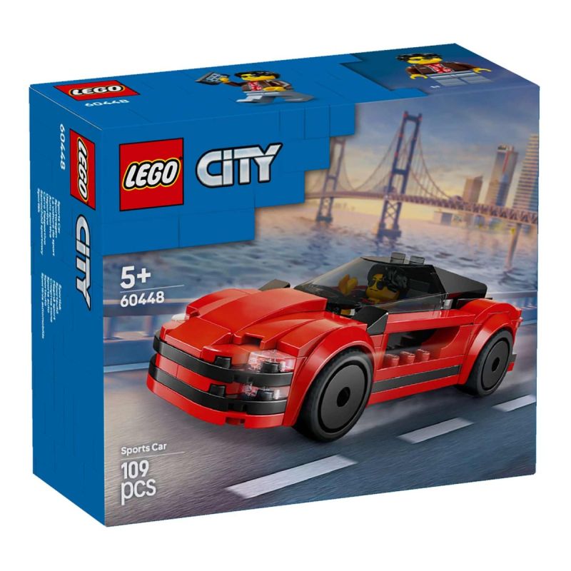 CARRO DESPORTIVO VERMELHO LEGO CITY 60448