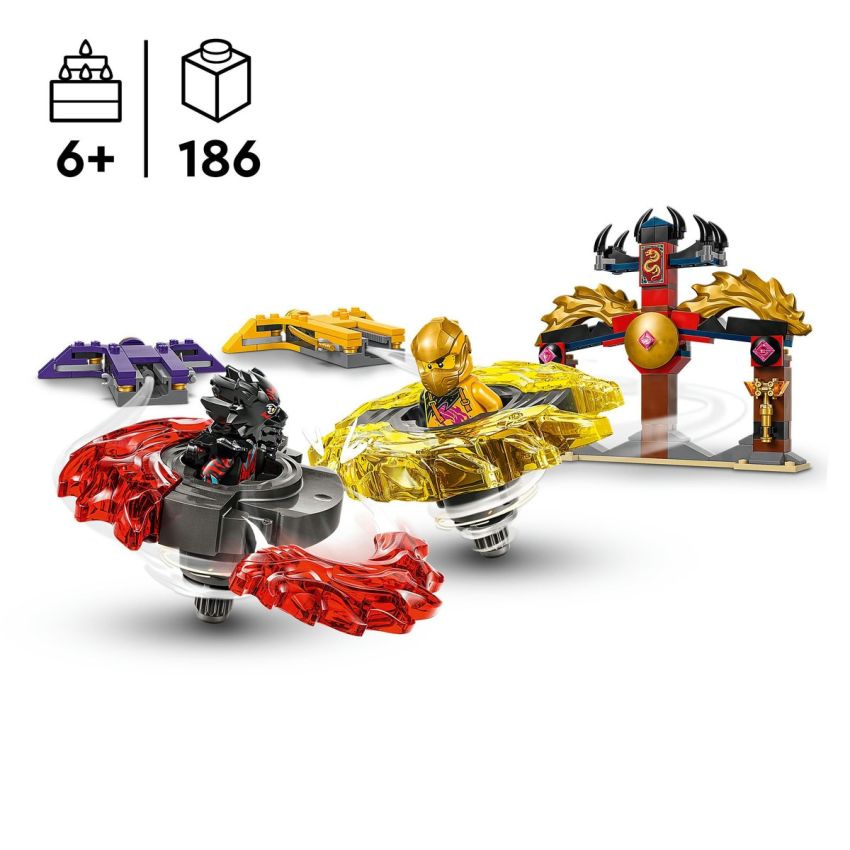 PACK DE BATALHA SPINJITZU DO DRAGAO LEGO NINJAGO 71826