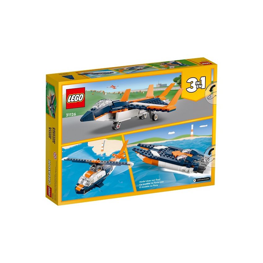 JATO SUPERSONICO LEGO CREATOR 31126