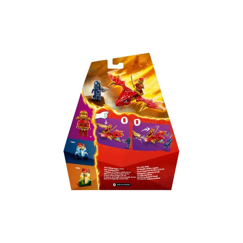 O ATAQUE DO DRAGAO EM ASCENCAO DO KAI - LEGO NINJAGO 71801