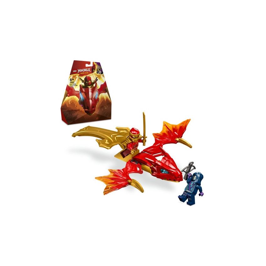 O ATAQUE DO DRAGAO EM ASCENCAO DO KAI - LEGO NINJAGO 71801
