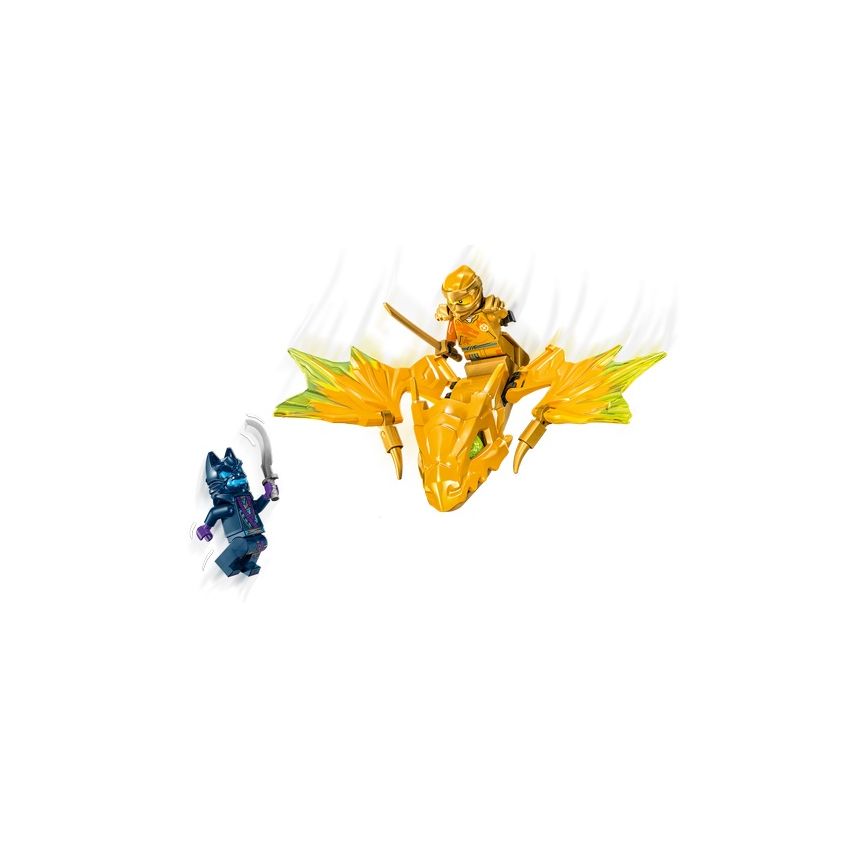 O ATAQUE DO DRAGAO EM ASCENCAO DO ARIN - LEGO NINJAGO 71803