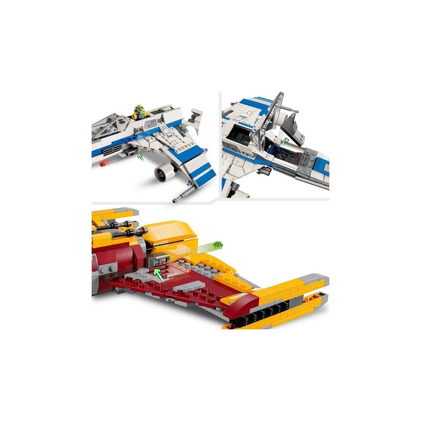 LEGO STAR WARS NEW REPUBLIC E-WING VS STARFIGHTER 75364