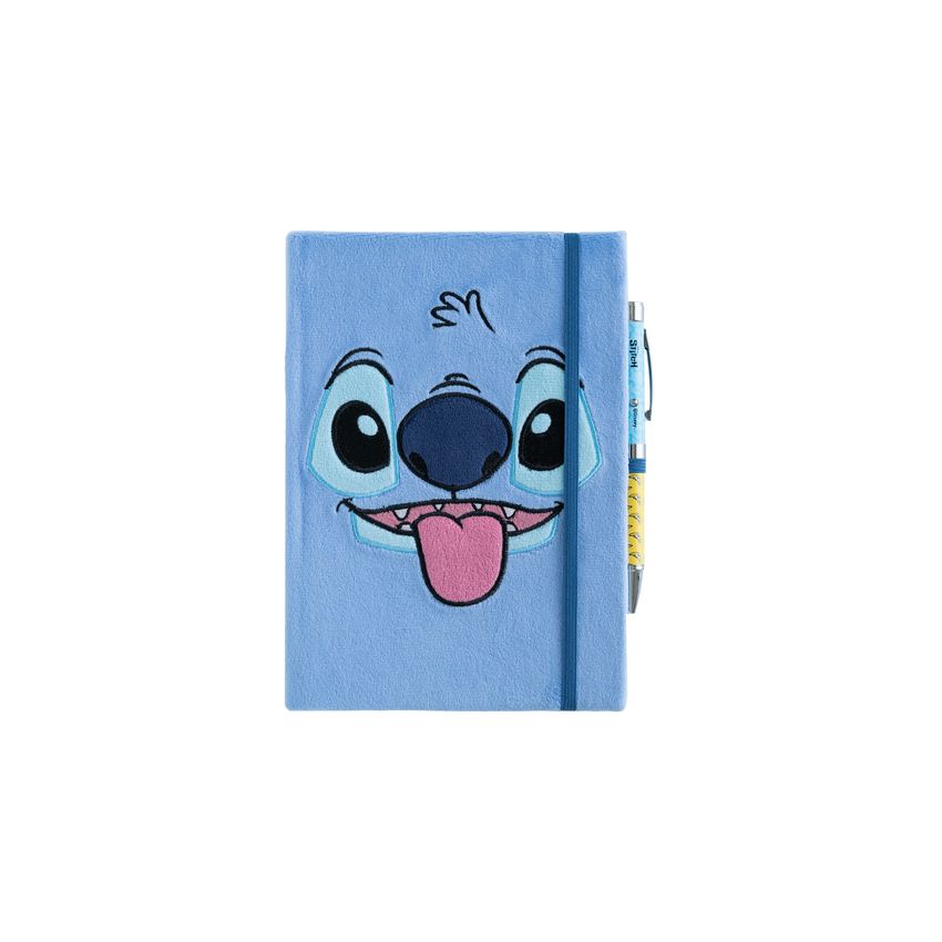 CADERNO A5 C/CANETA PROJETOR DISNEY STITCH
