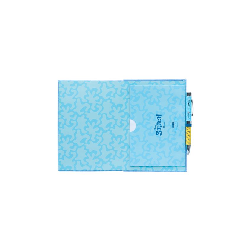 CADERNO A5 C/CANETA PROJETOR DISNEY STITCH