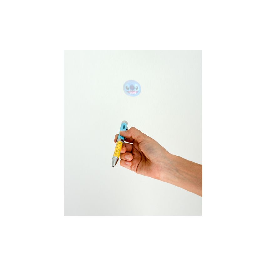 CADERNO A5 C/CANETA PROJETOR DISNEY STITCH