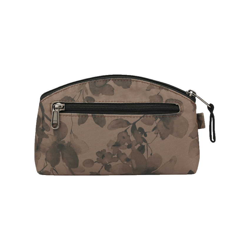 CARTEIRA PEQUENA GV173 FLORAL TAUPE GHUTS