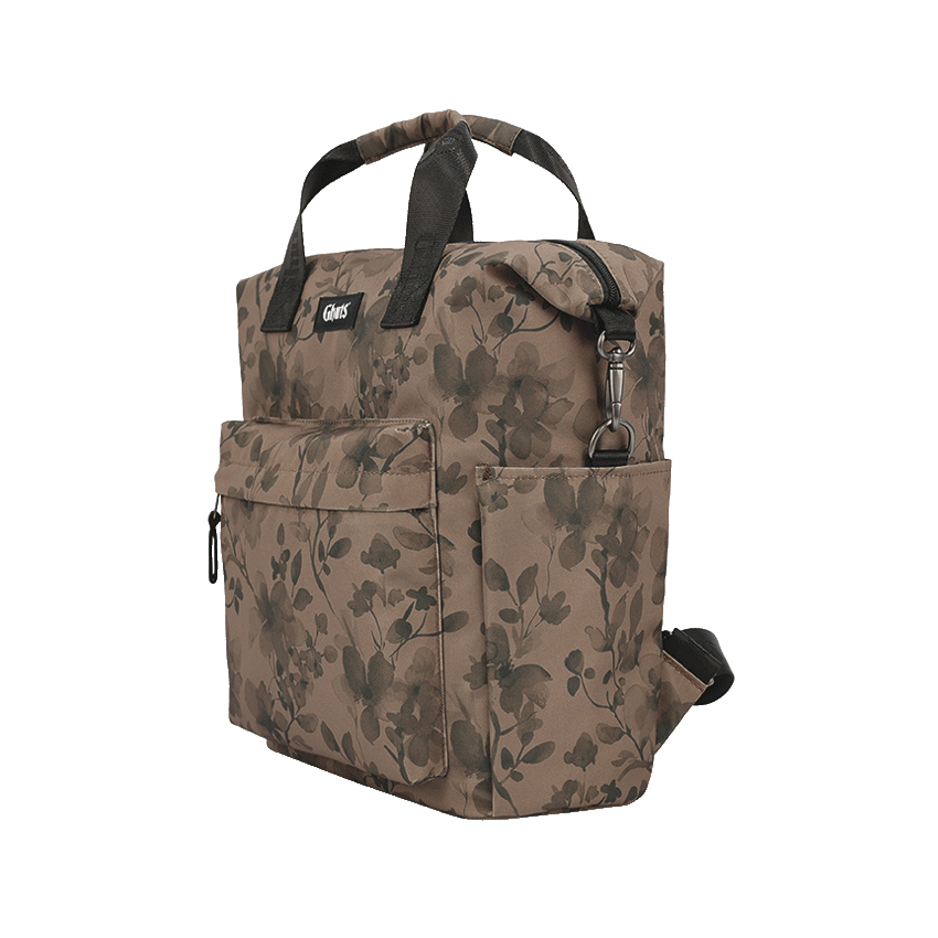MOCHILA/MALA PC GV230 FLORAL TAUPE GHUTS