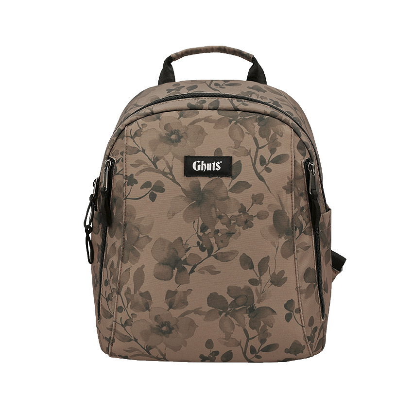 MOCHILA CASUAL GV231 FLORAL TAUPE GHUTS