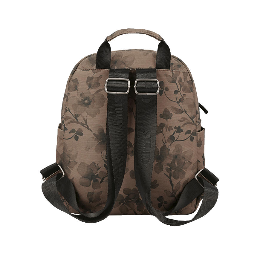 MOCHILA CASUAL GV231 FLORAL TAUPE GHUTS