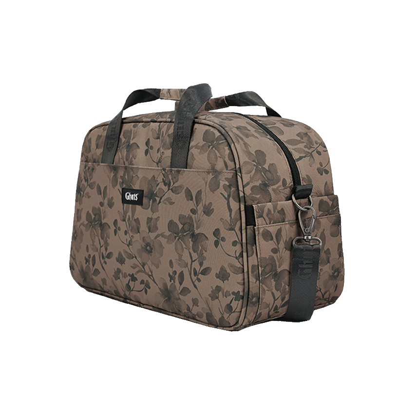 SACO VIAGEM GV235 FLORAL TAUPE GHUTS