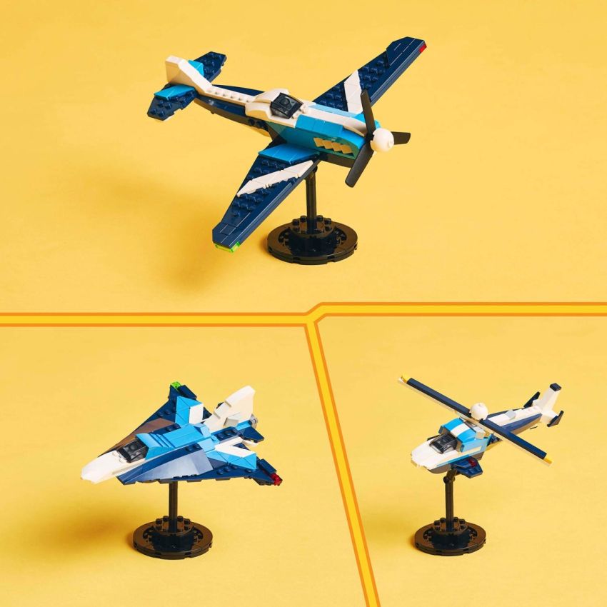 AERONAVE 3-IN1: AVIAO DE CORRIDA LEGO CREATOR 31160