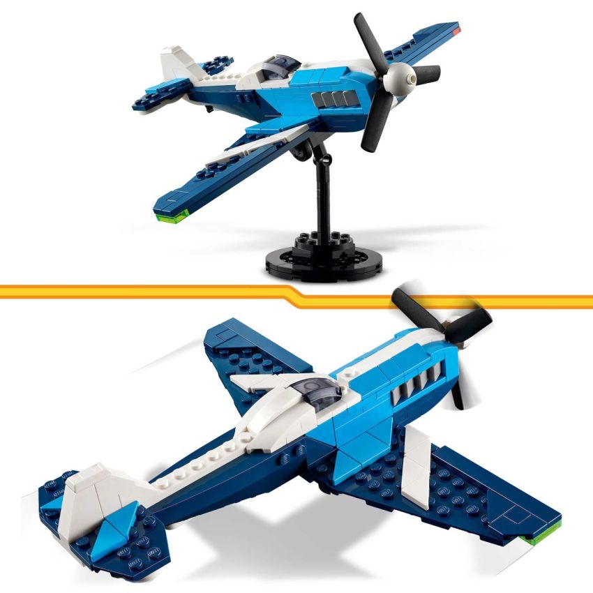 AERONAVE 3-IN1: AVIAO DE CORRIDA LEGO CREATOR 31160