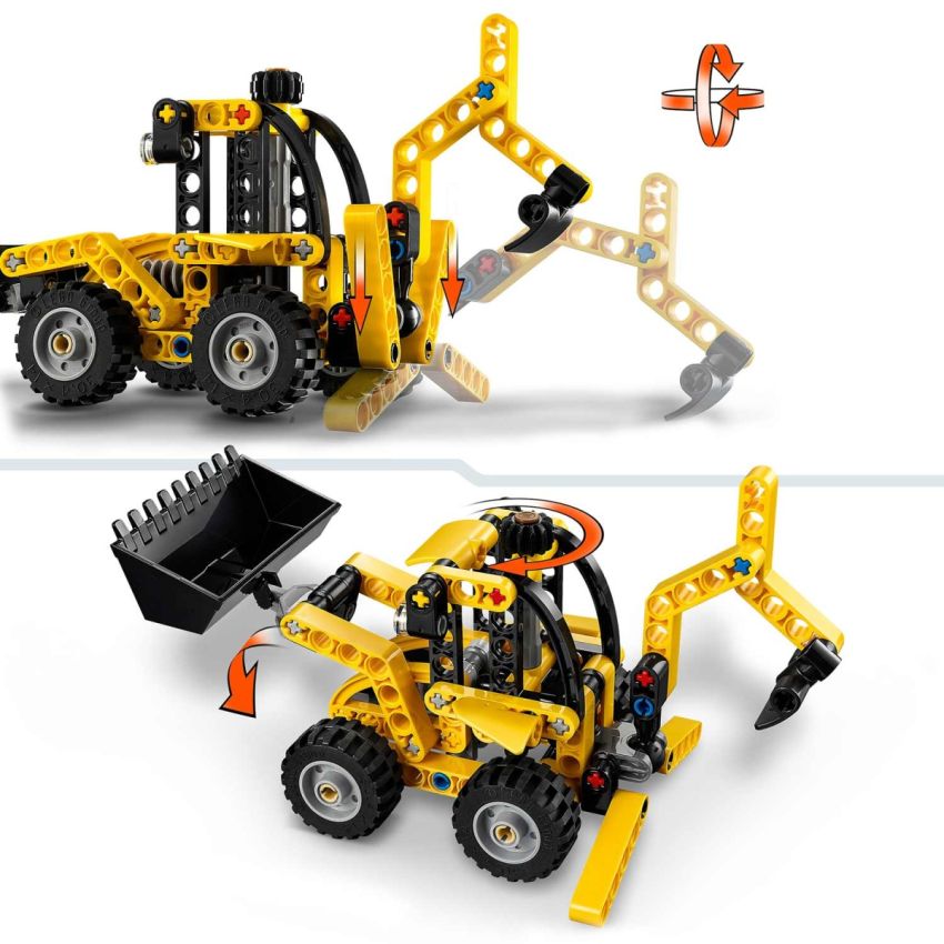 RETROESCAVADORA LEGO TECHNIC 42197