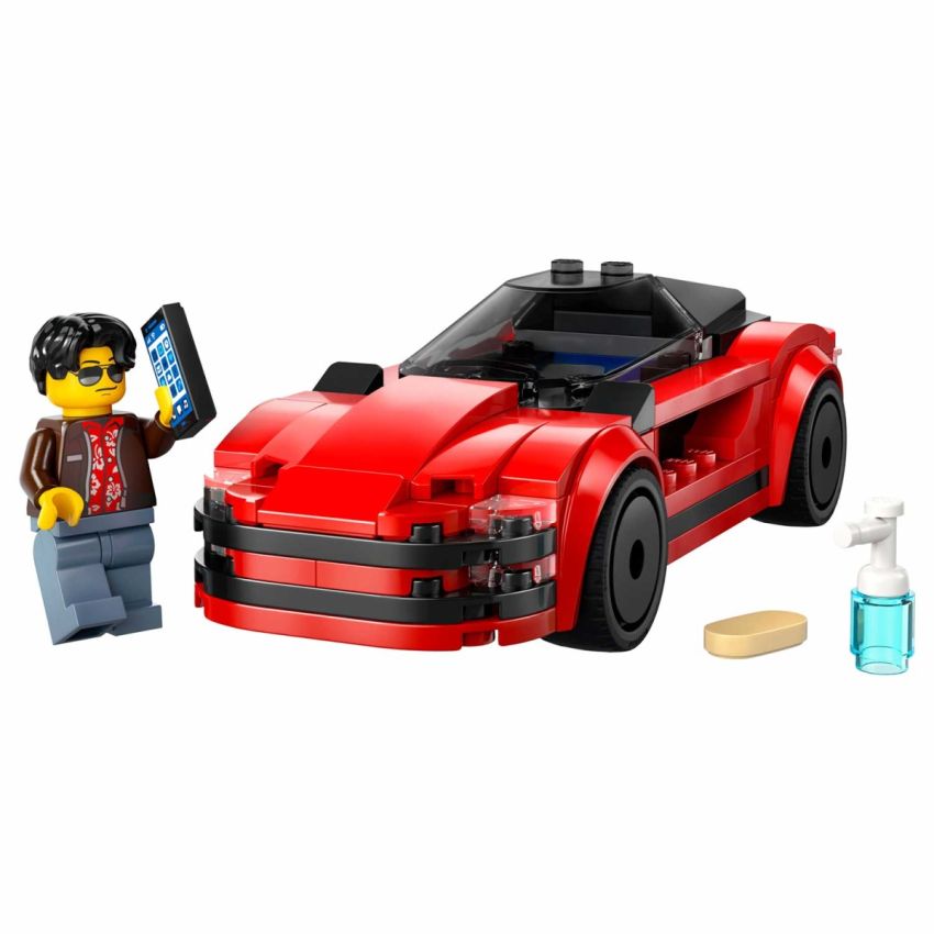 CARRO DESPORTIVO VERMELHO LEGO CITY 60448