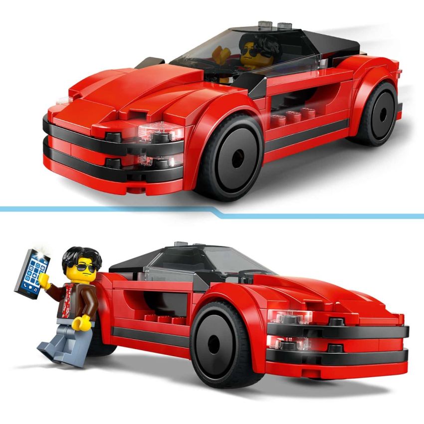 CARRO DESPORTIVO VERMELHO LEGO CITY 60448
